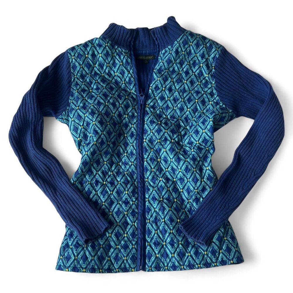 Cynthia-rowley Women's Blue and Navy Jumper